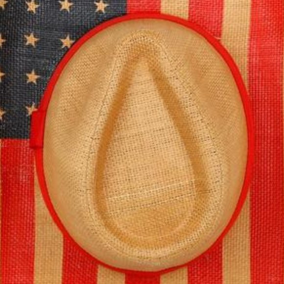 Twig & Arrow MENS  Cowboy Hat USA American Vintage Flag  NEW/NWT - Picture 6 of 8